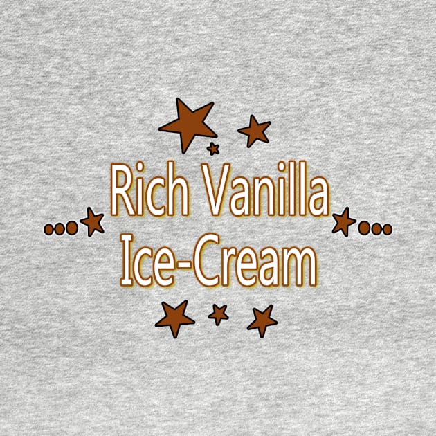 Rich Vanilla Ice-Cream Sticker by innerspectrum